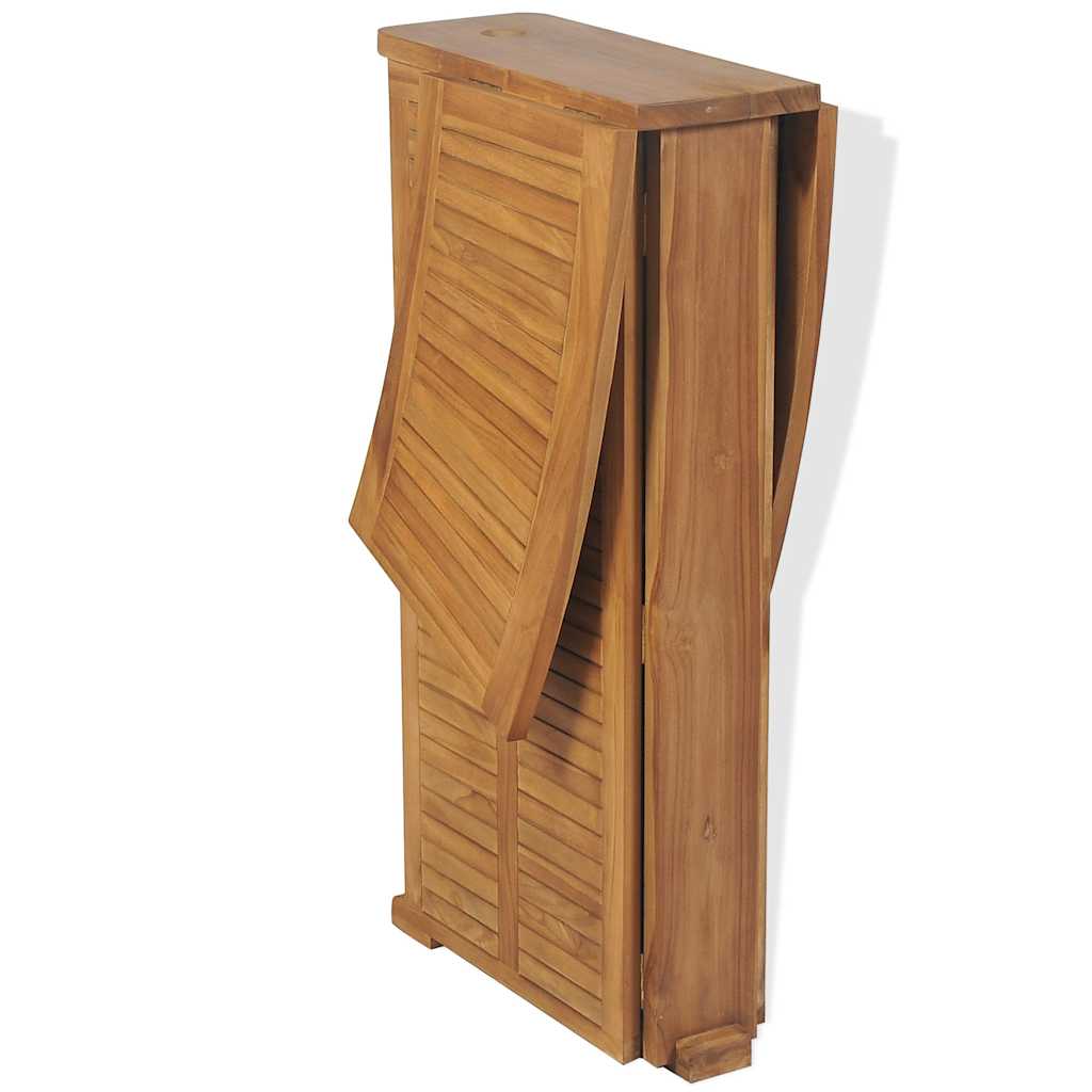 43804 vidaXL Folding Bar Table 155x53x105 cm Solid Teak Wood