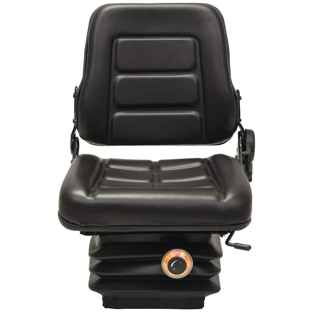 142319 vidaXL Forklift & Tractor Seat with Suspension and Adjustable Backrest