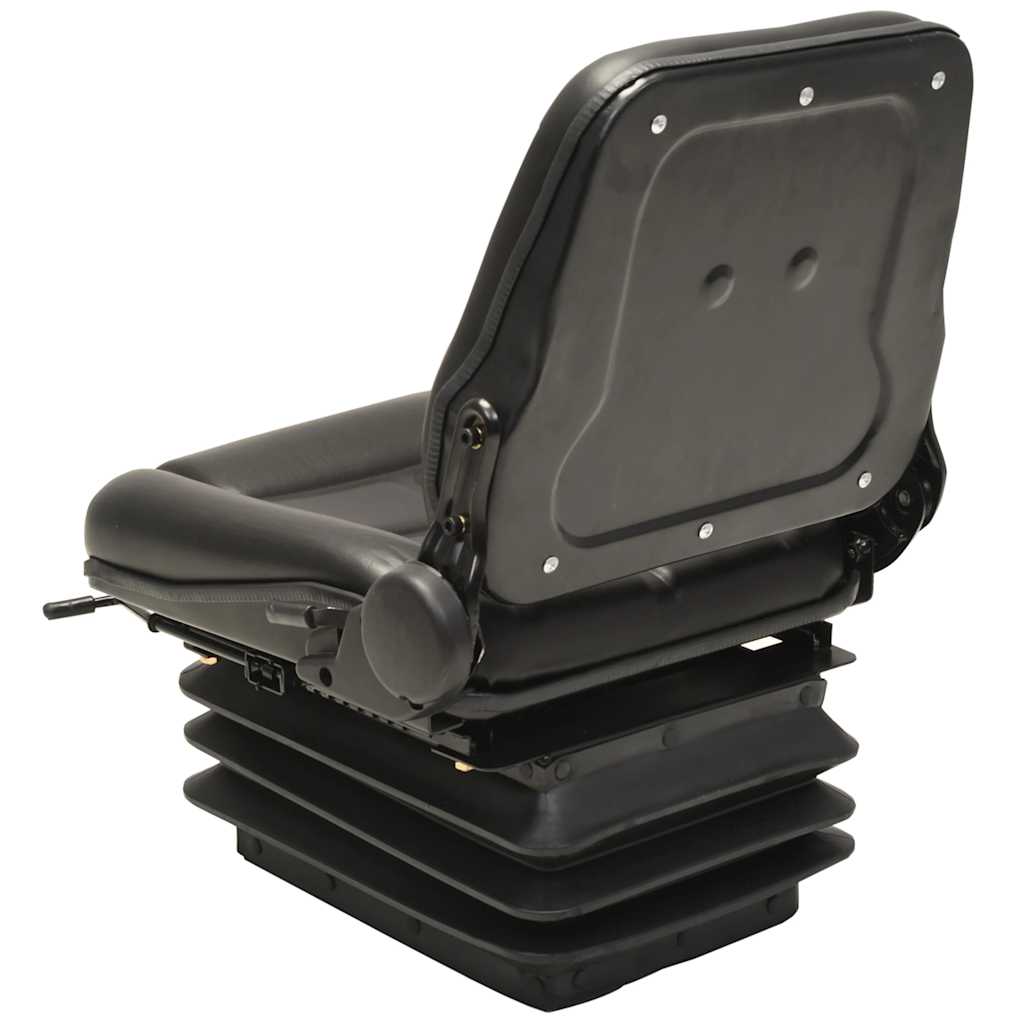 142319 vidaXL Forklift & Tractor Seat with Suspension and Adjustable Backrest