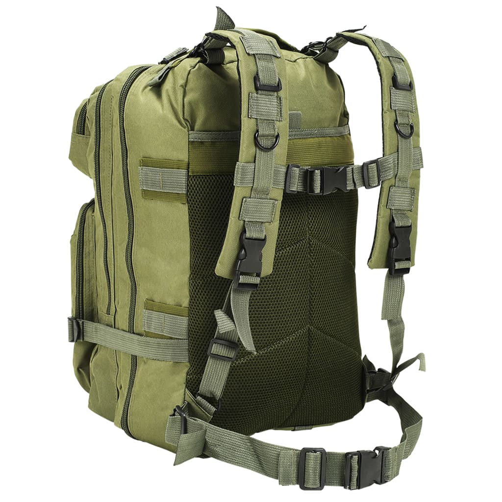 vidaXL Army-Style Backpack 50 L Olive Green