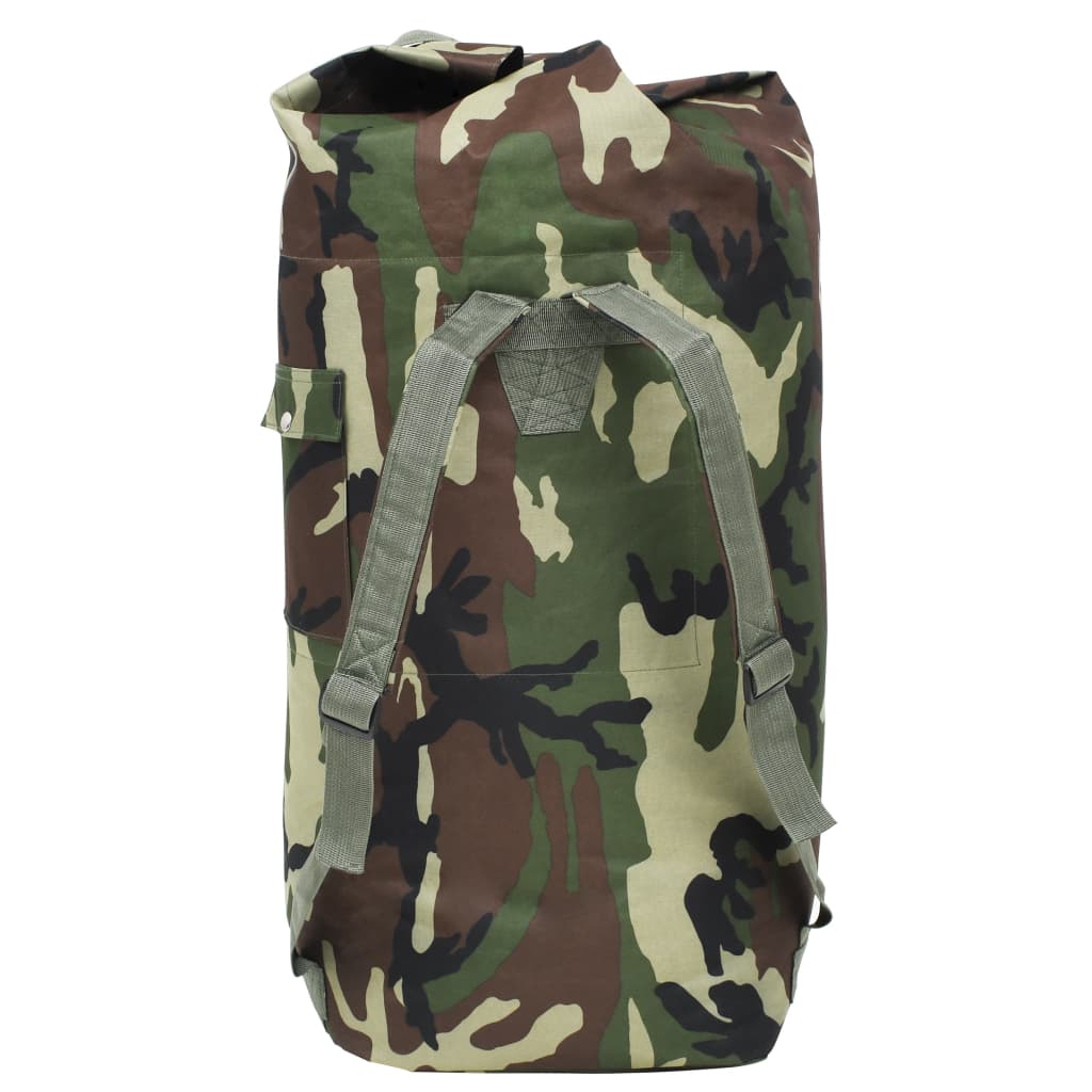 vidaXL Army-Style Duffel Bag 85 L Camouflage