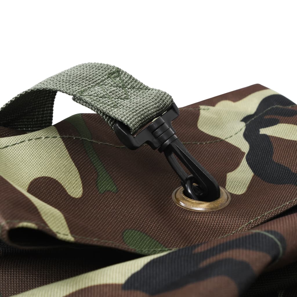 vidaXL Army-Style Duffel Bag 85 L Camouflage