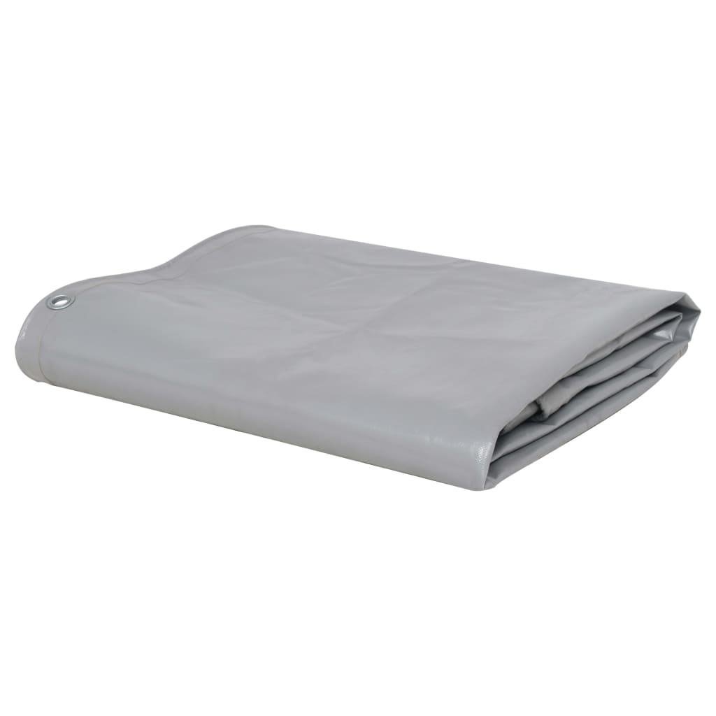 vidaXL Tarpaulin 650 g/m² 4x6 m Grey