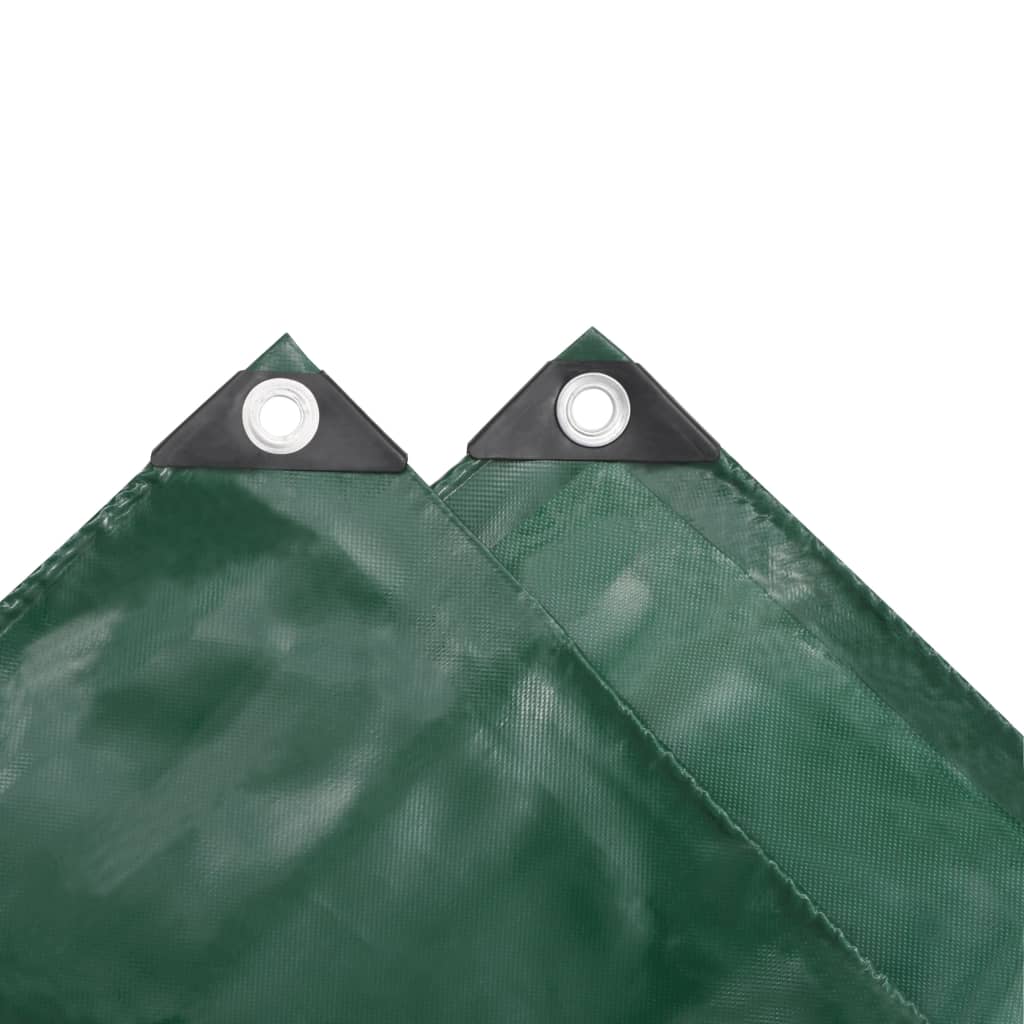 vidaXL Tarpaulin 650 g/m² 4x4 m Green