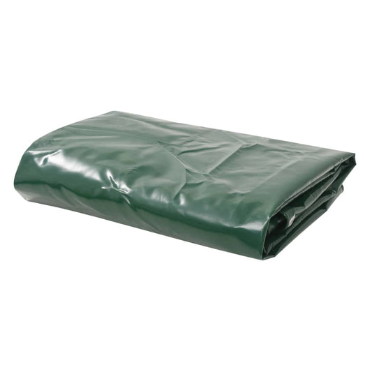 vidaXL Tarpaulin 650 g/m² 4x8 m Green