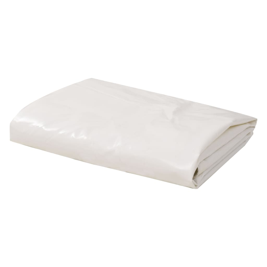 vidaXL Tarpaulin 650 g/m² 2x3 m White