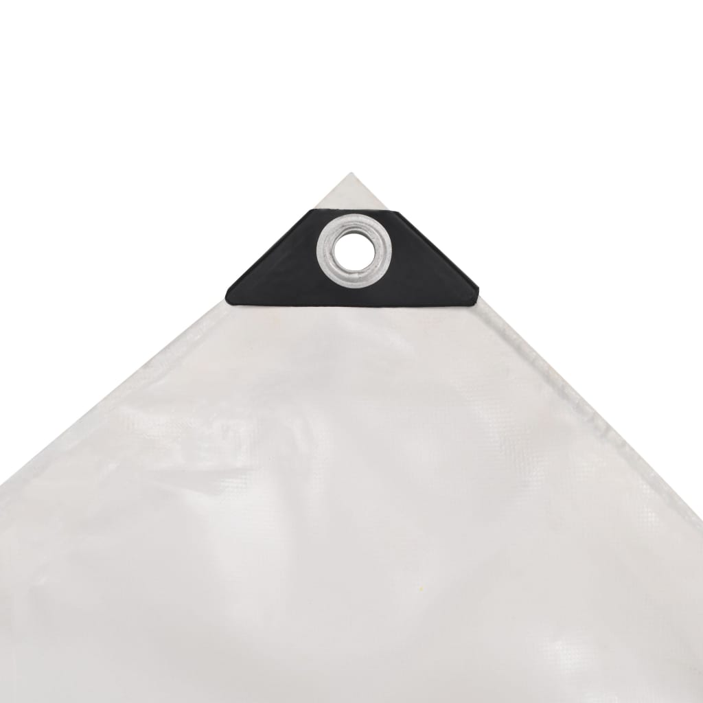 vidaXL Tarpaulin 650 g/m² 3x5 m White