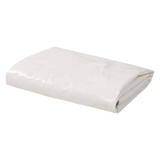 vidaXL Tarpaulin 650 g/m² 4x5 m White