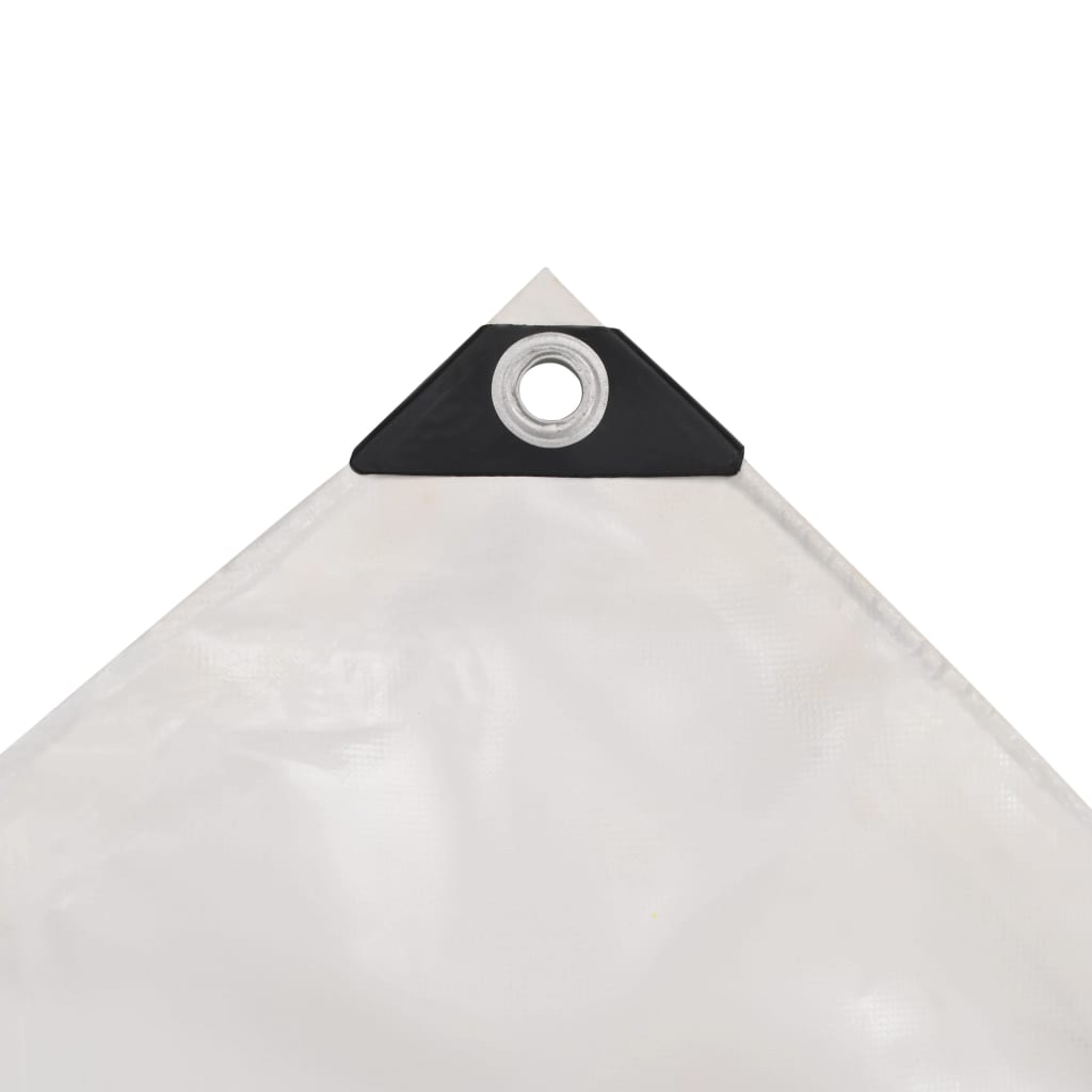 vidaXL Tarpaulin 650 g/m² 4x6 m White