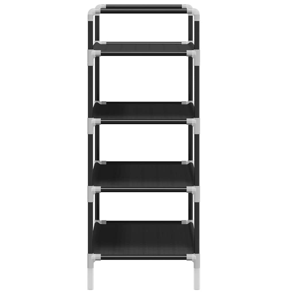 Shoe Rack | Black | Metal | Standard | Shoe Rack | Rectangular