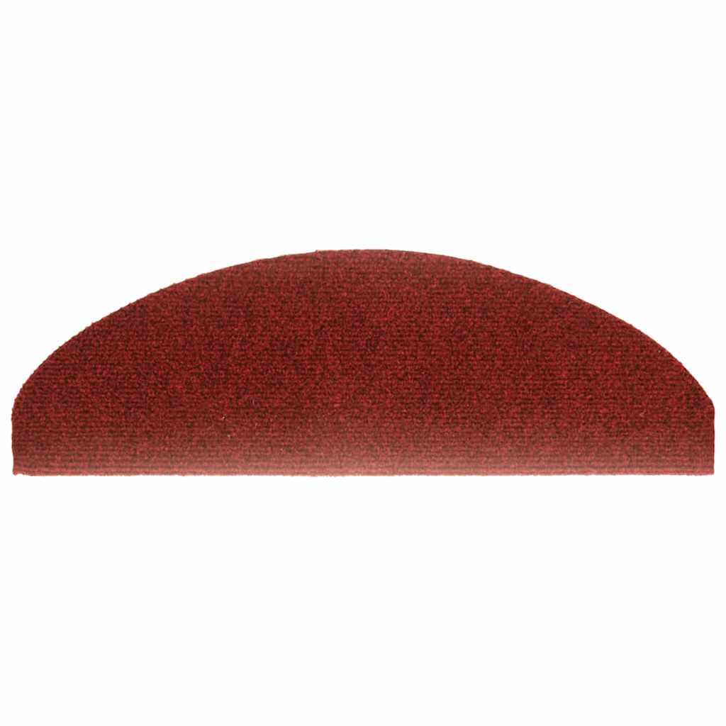 Stair Mats Self-adhesive 15 pcs 65x21x4 cm Bordeaux Red