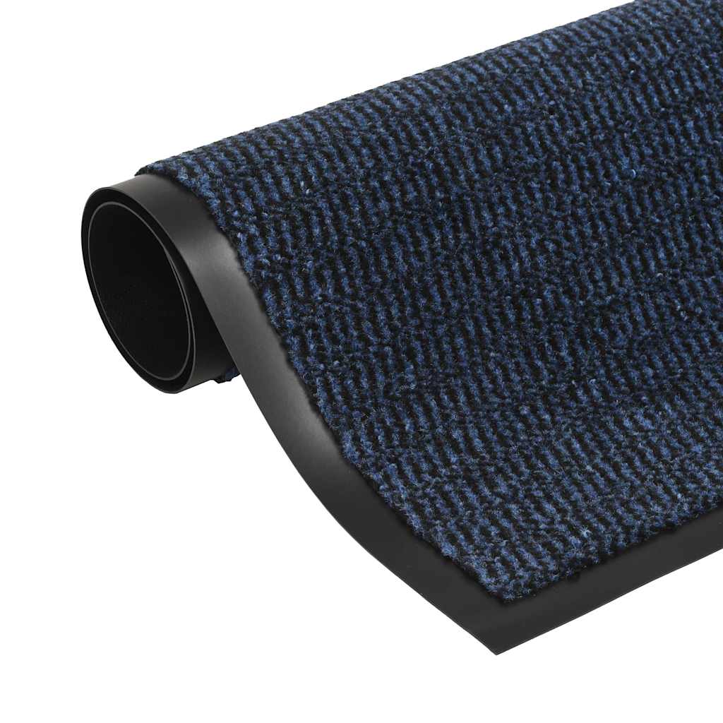 132717 vidaXL Dust Control Mat Rectangular Tufted 90x150 cm Blue