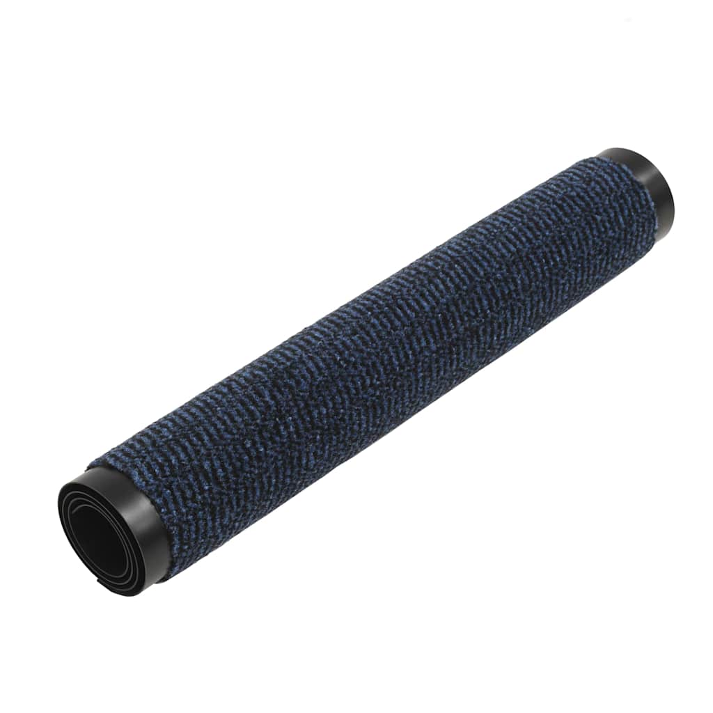 132717 vidaXL Dust Control Mat Rectangular Tufted 90x150 cm Blue