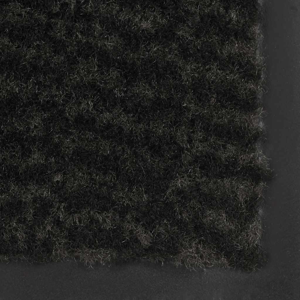 Dust Control Mat Rectangular Tufted 120x180 cm Black