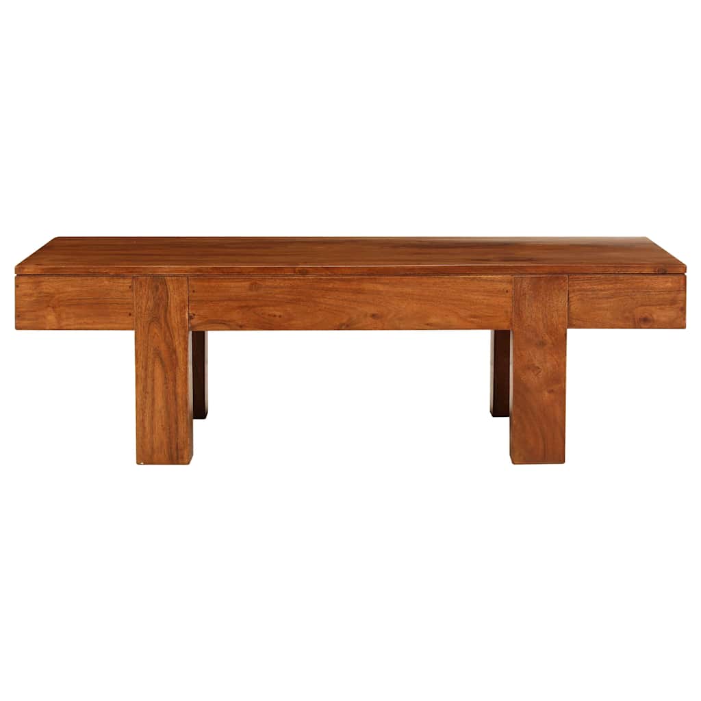Coffee Table Solid Acacia Wood Honey Finish 100x50x30 cm