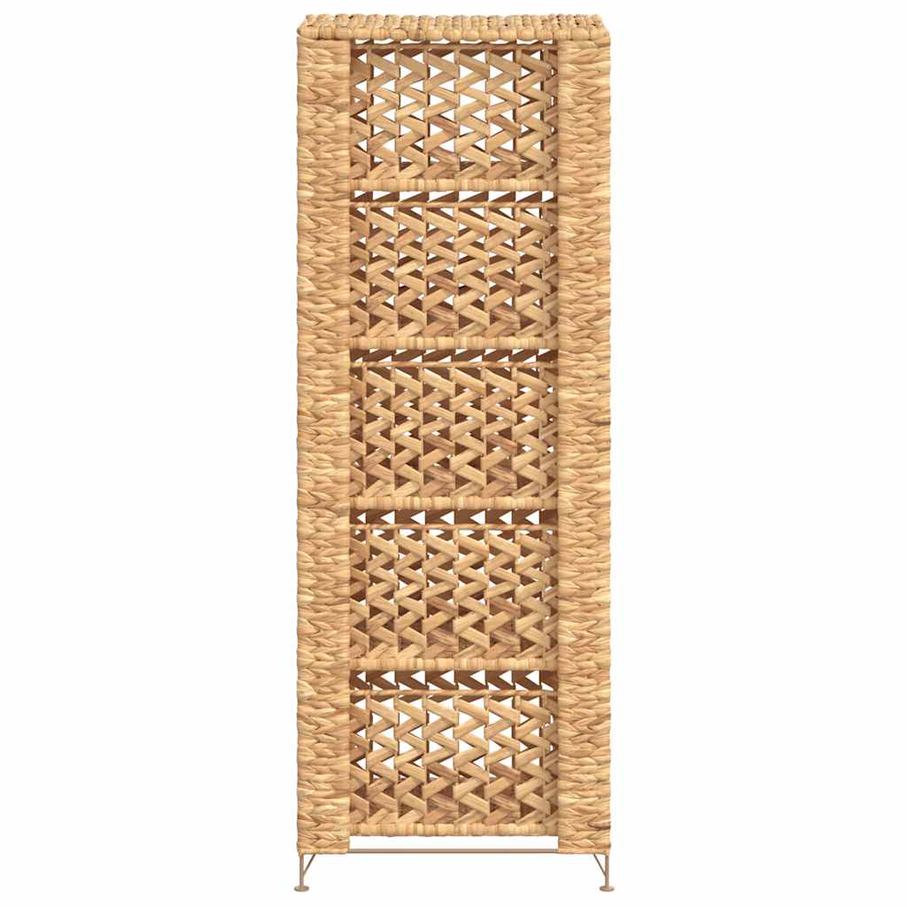 Storage Unit | Brown | Water hyacinth, Metal | Compact | Storage Unit