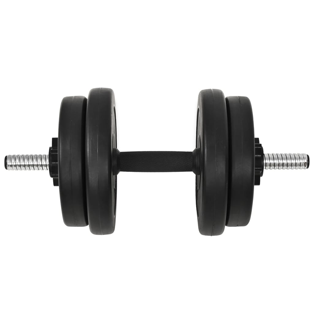 vidaXL 14 Piece Dumbbell Set 20 kg