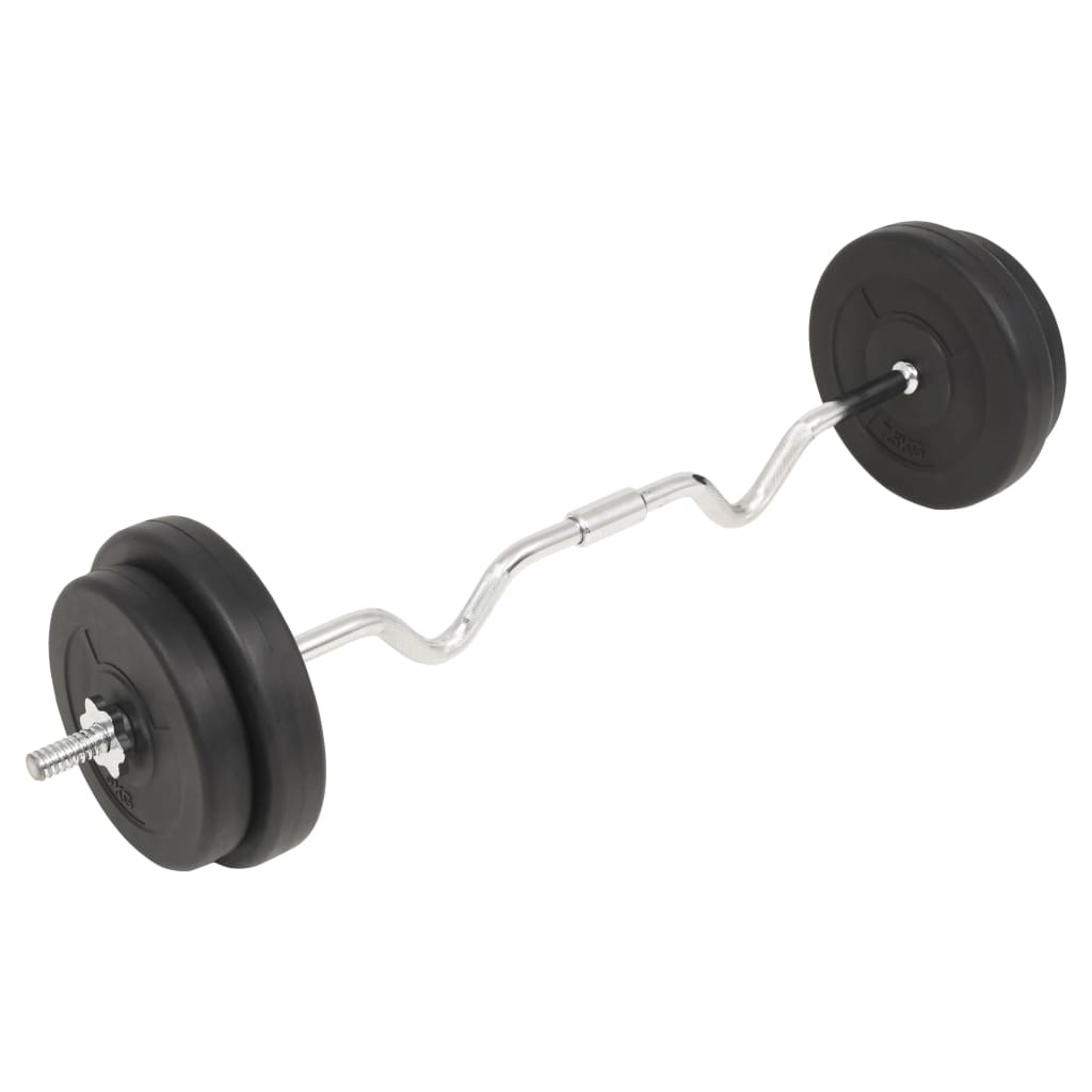 vidaXL Barbell Set 30 kg