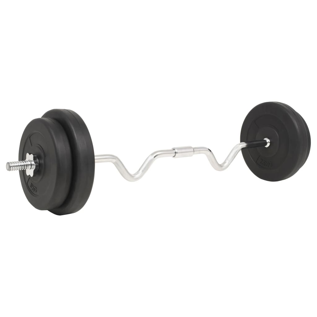 vidaXL Barbell Set 30 kg