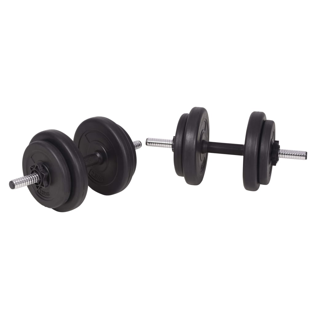 vidaXL Barbell and Dumbbell Set 120 kg