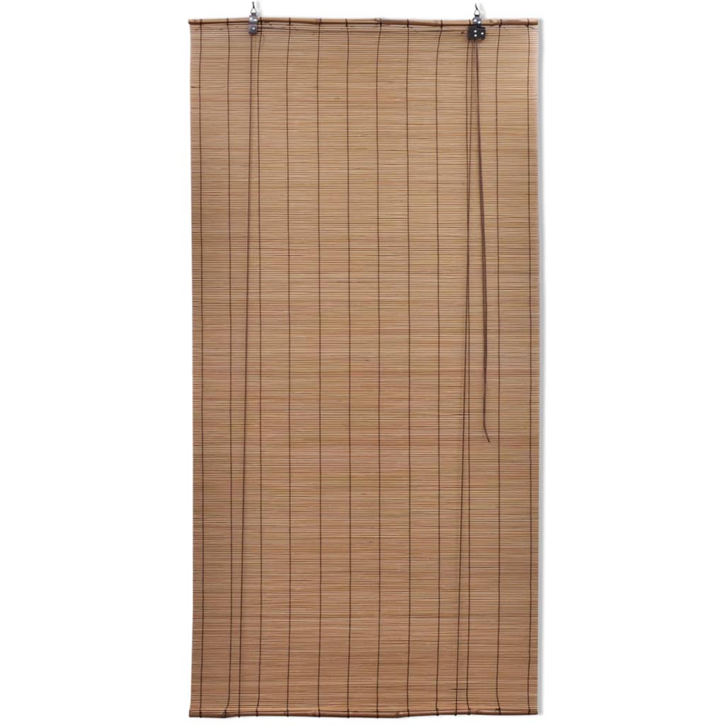 vidaXL Roller Blind Bamboo 80x220 cm Brown