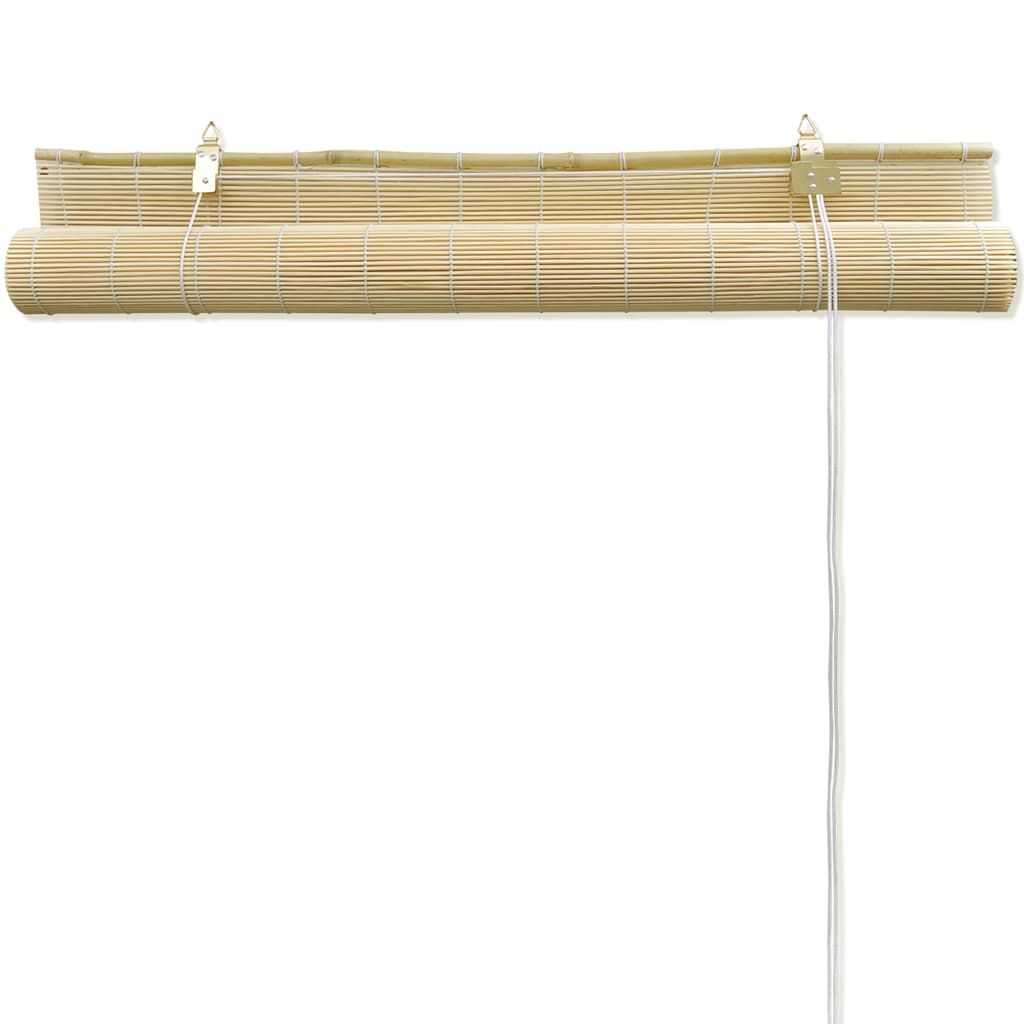 Roller Blind Bamboo 140x220 cm Natural