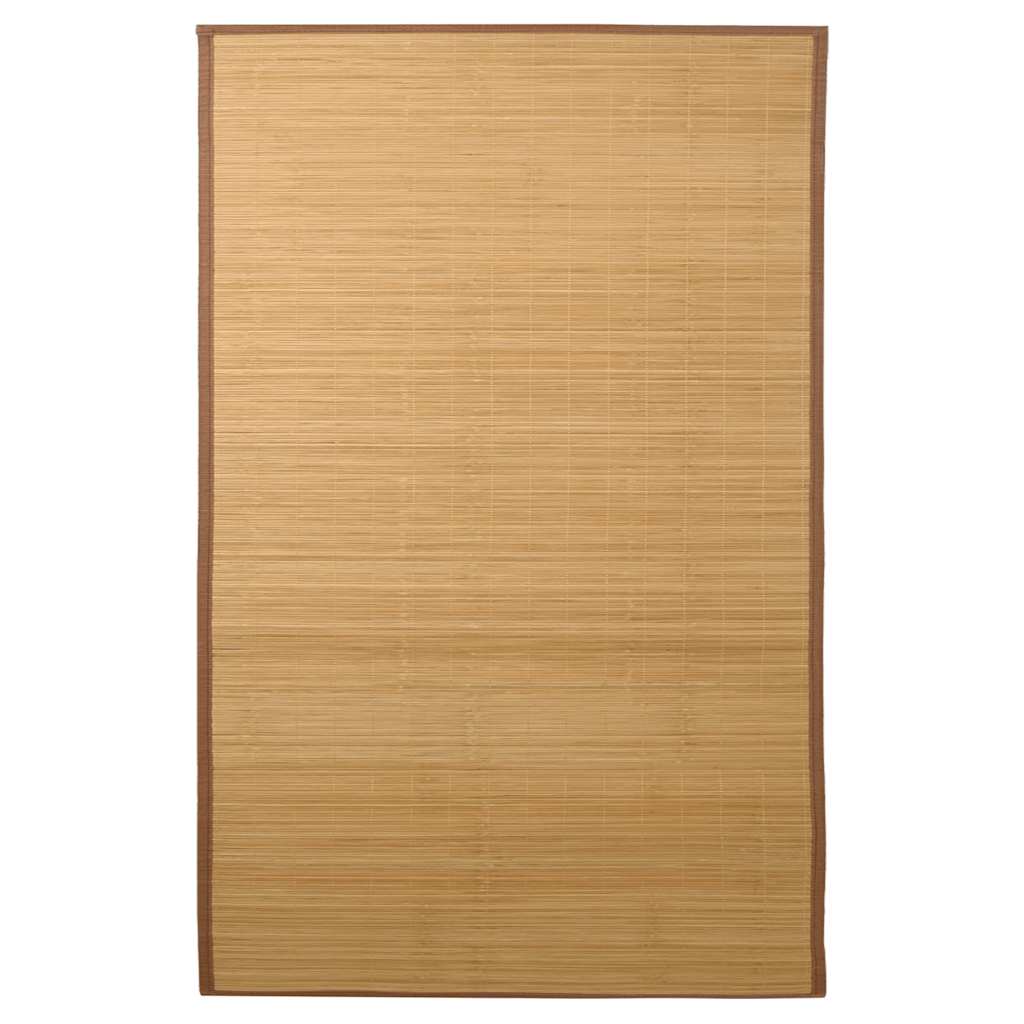Rug Bamboo 100x160 cm Brown