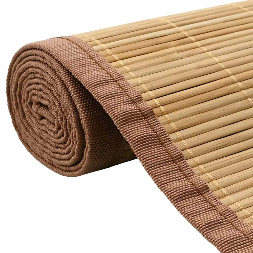 Rug Bamboo 100x160 cm Brown
