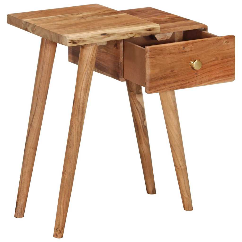245662 vidaXL Bedside Table Solid Acacia Wood 45x32x55 cm