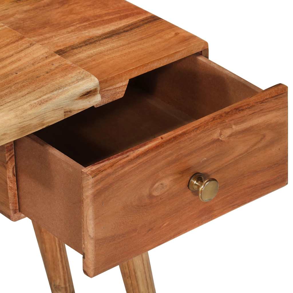 245662 vidaXL Bedside Table Solid Acacia Wood 45x32x55 cm