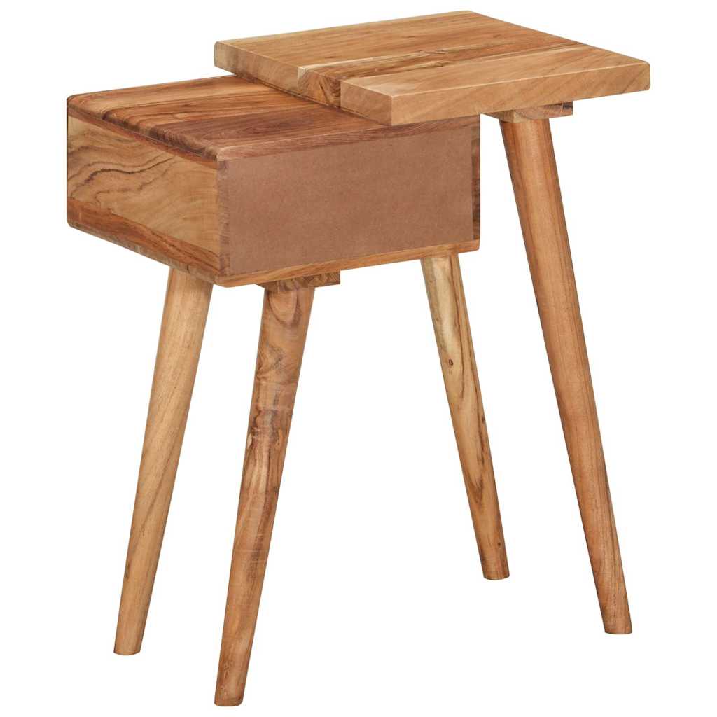 245662 vidaXL Bedside Table Solid Acacia Wood 45x32x55 cm