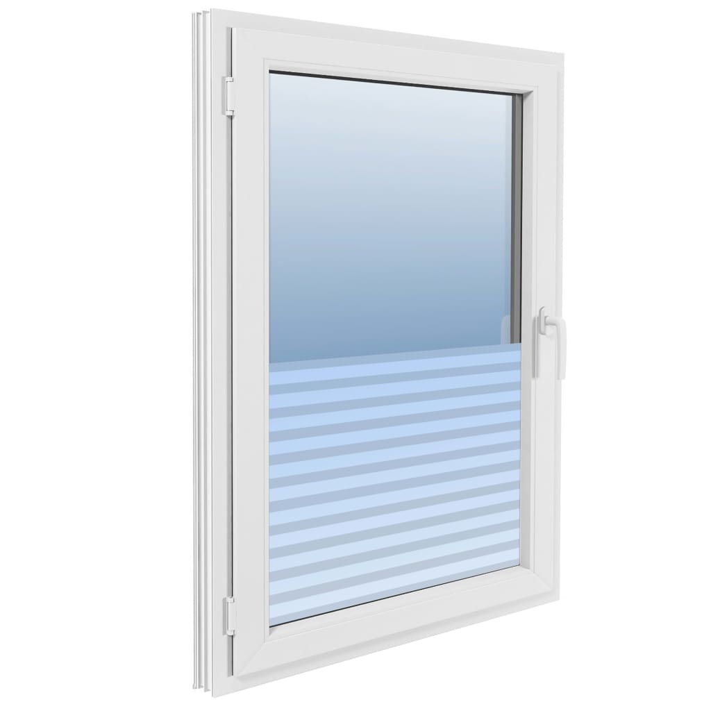 Window Film Frosted Stripes Design 0.9x20 m PVC