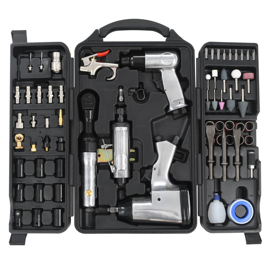 142711 vidaXL 70 Piece Air Tool Kit