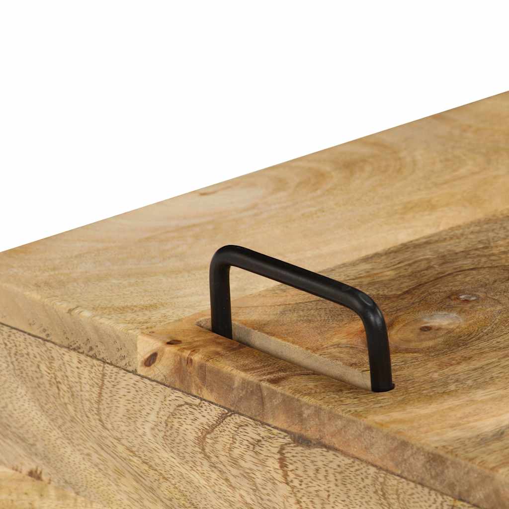 246019 vidaXL Bedside Table Solid Mango Wood 40x34x47 cm