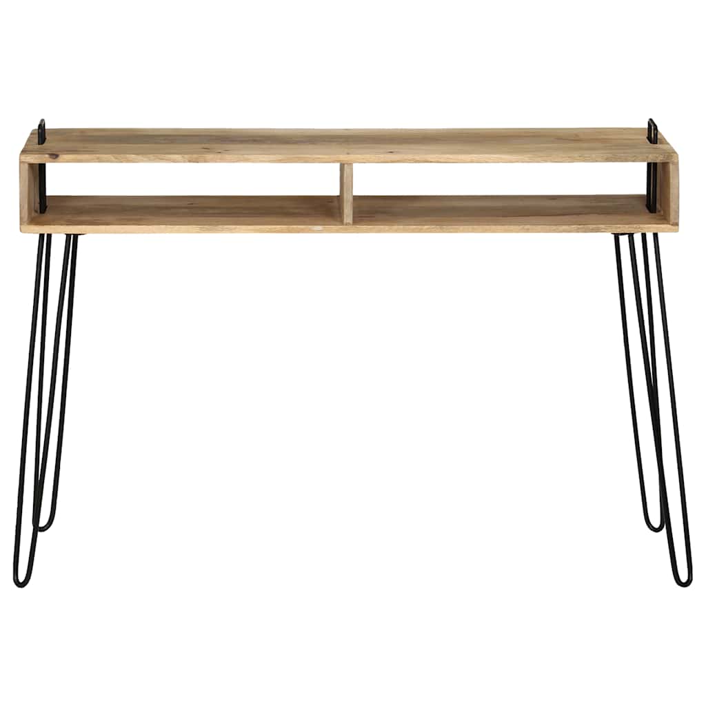 246022 vidaXL Console Table Solid Mango Wood 115x35x76 cm
