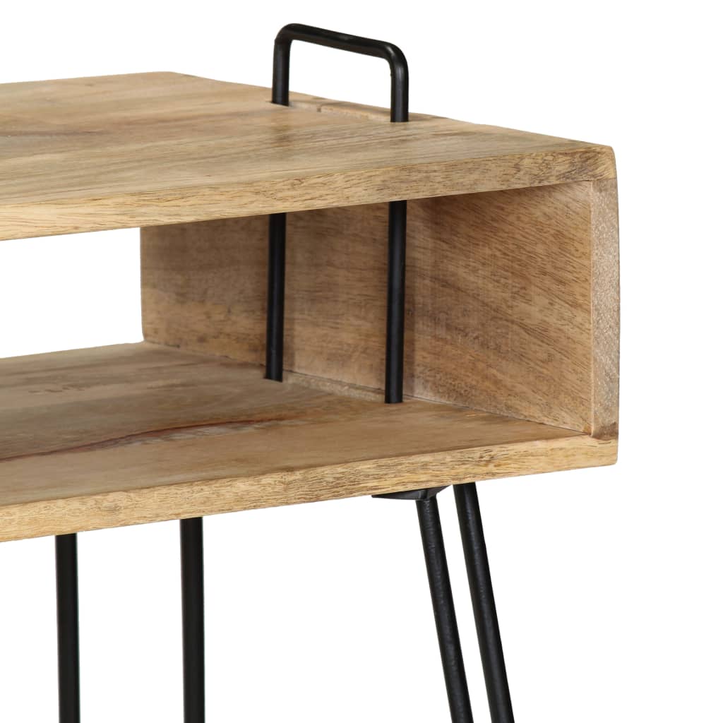 246022 vidaXL Console Table Solid Mango Wood 115x35x76 cm