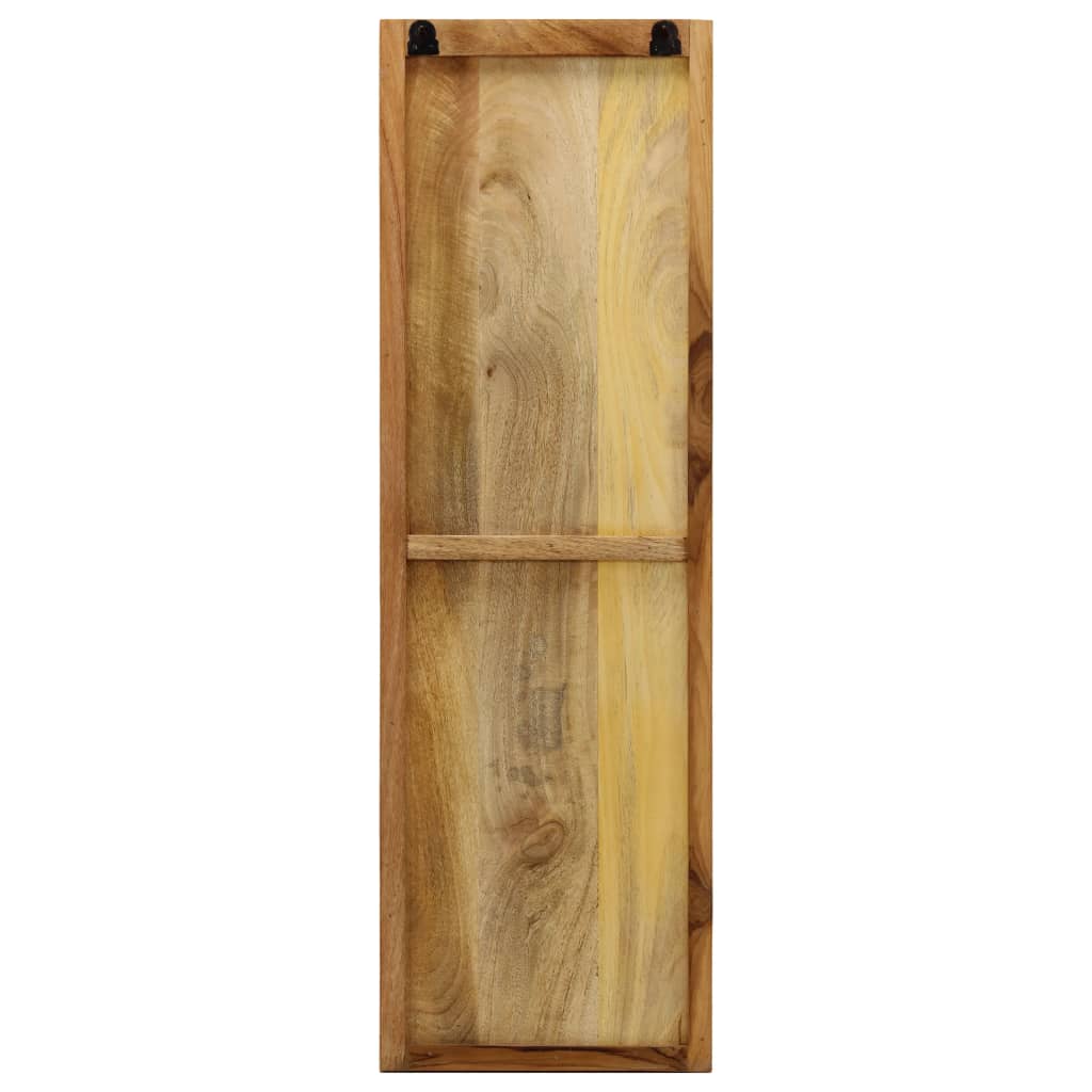 vidaXL Wall-mounted Coat Racks 2 pcs Solid Mango Wood 36x110x3 cm