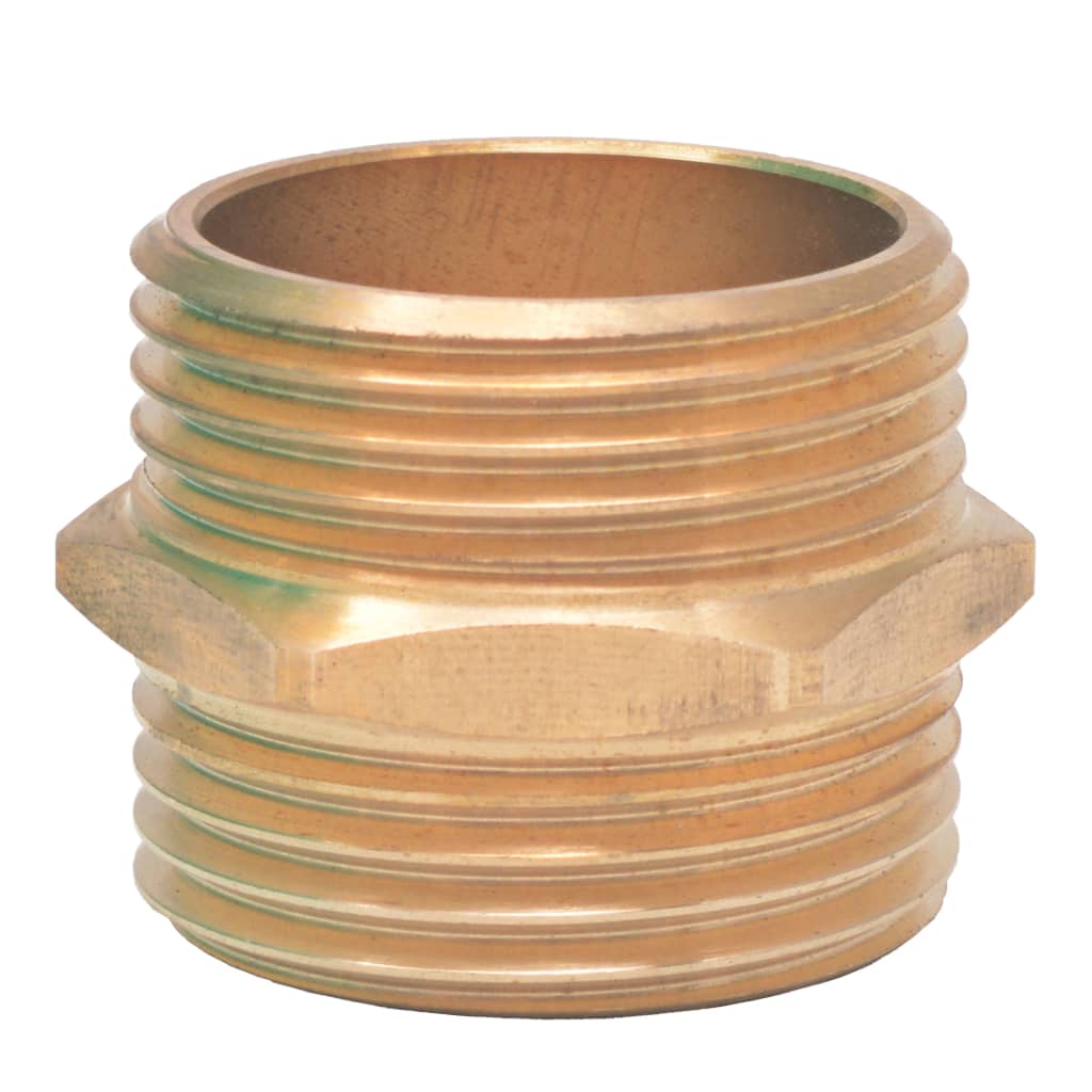 142884 vidaXL Suction Hose with Brass Connectors 4 m 25 mm Green