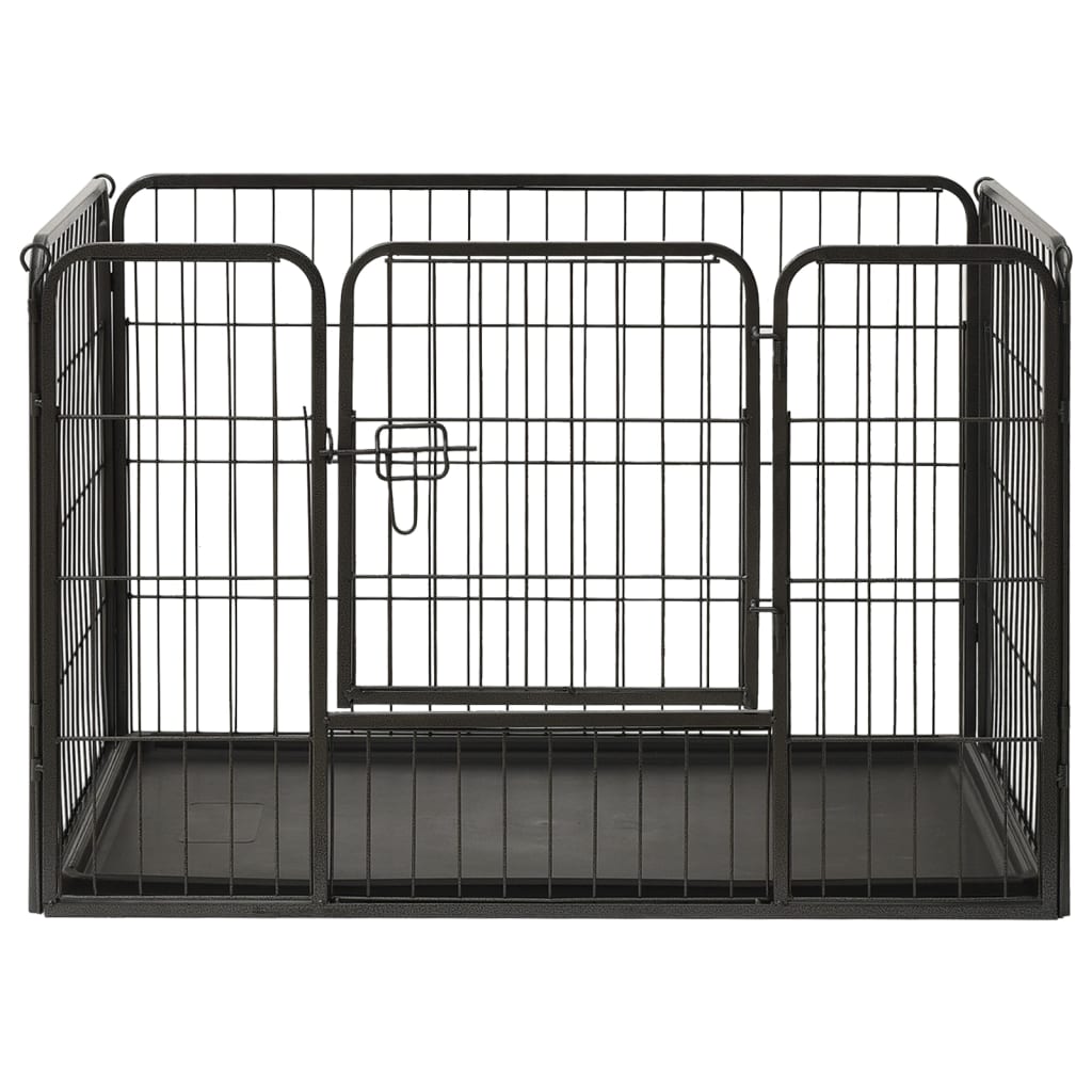 Puppy Playpen Steel 91.5x59x61 cm