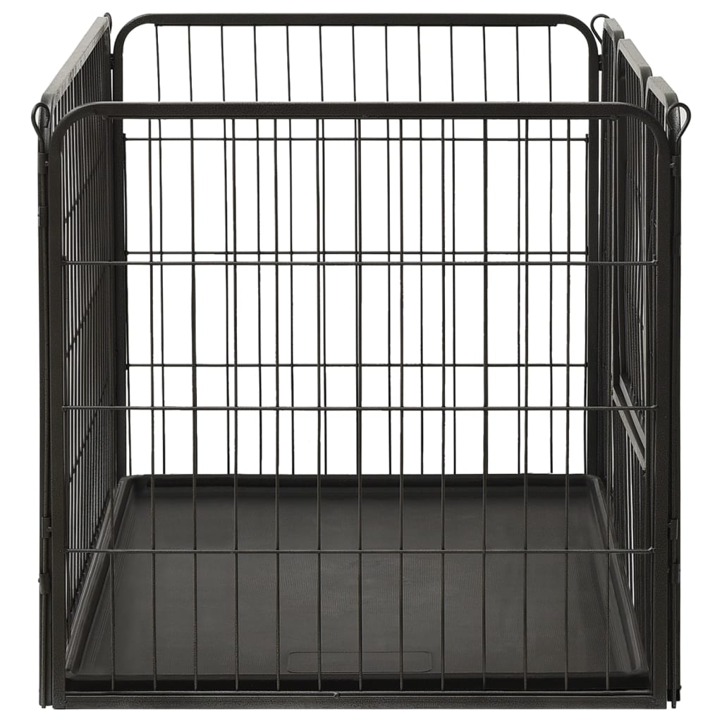 Puppy Playpen Steel 91.5x59x61 cm