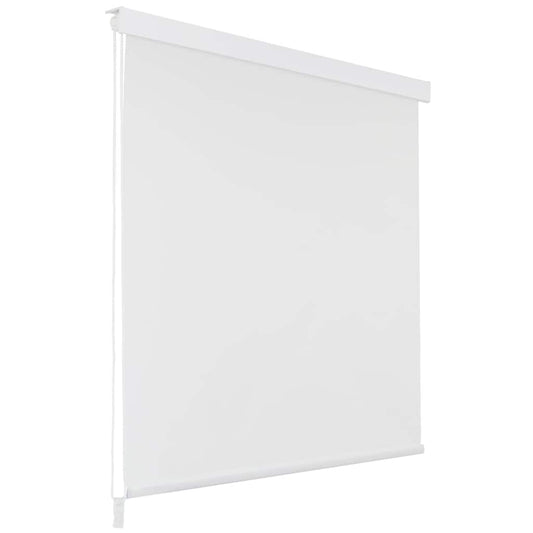 vidaXL Shower Roller Blind 80x240 cm White