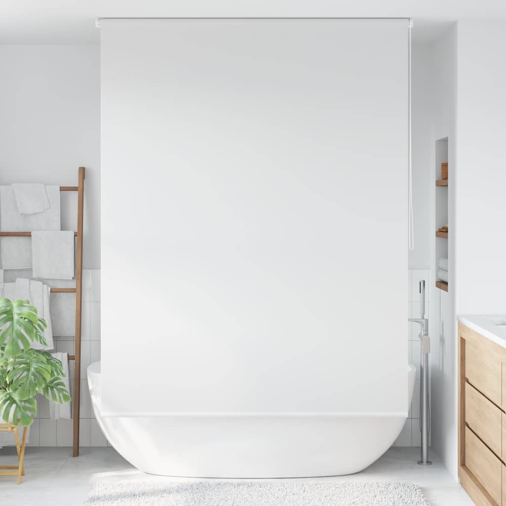 142844 vidaXL Shower Roller Blind 140x240 cm White