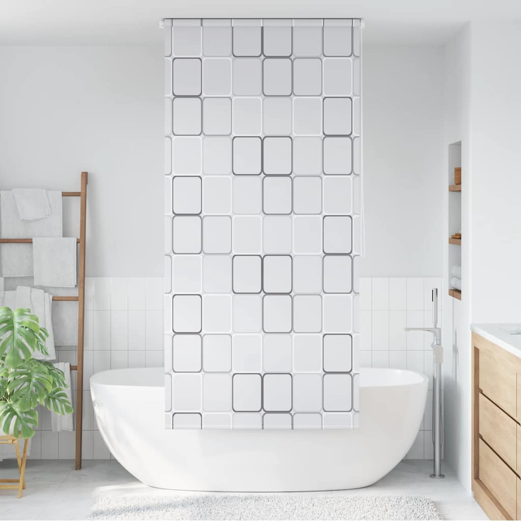 Shower Roller Blind 80x240 cm Square