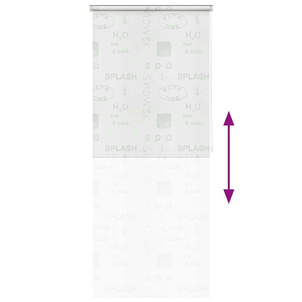 Shower Roller Blind 80x240 cm Splash