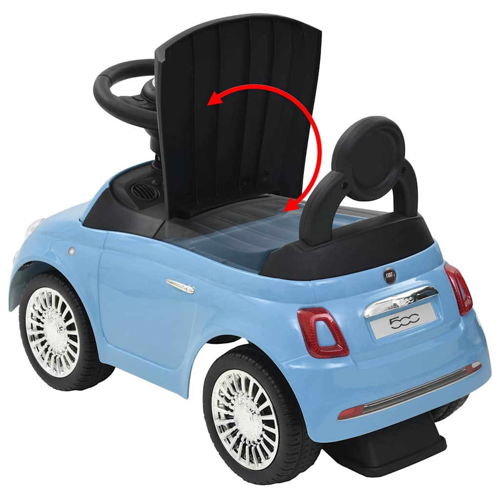 vidaXL Ride-on Car Fiat 500 Blue