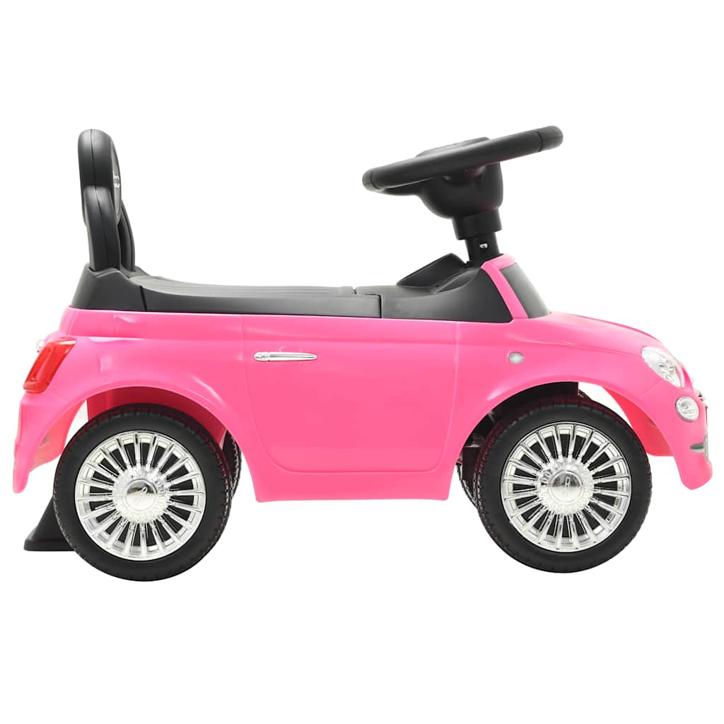 vidaXL Ride-on Car Fiat 500 Pink