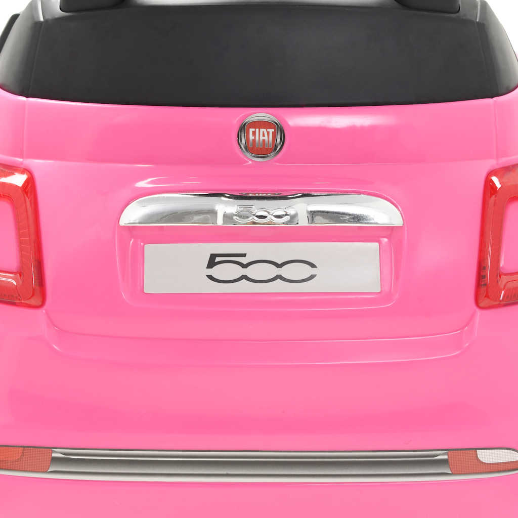 vidaXL Ride-on Car Fiat 500 Pink