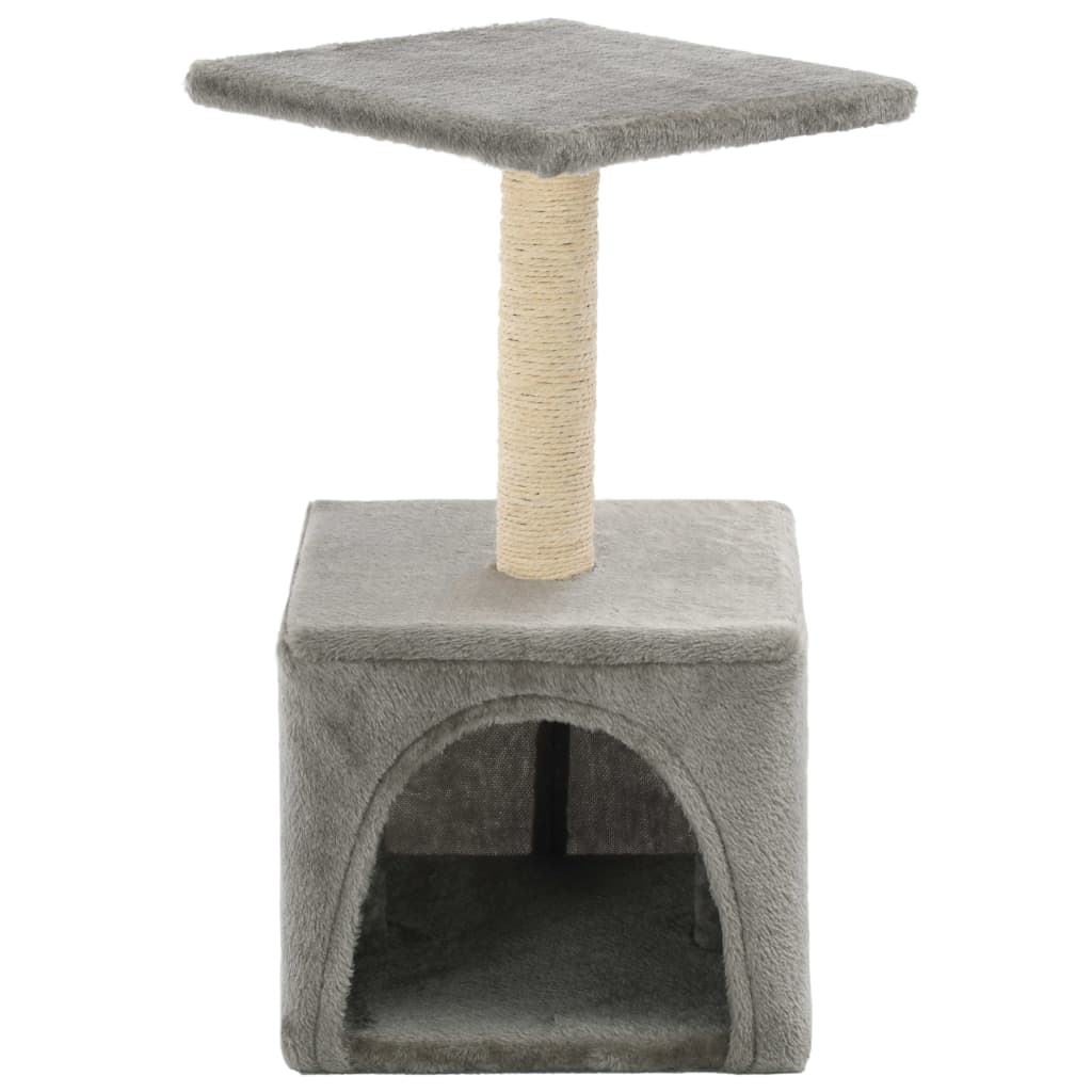 vidaXL Cat Tree with Sisal Scratching Post 55 cm Grey