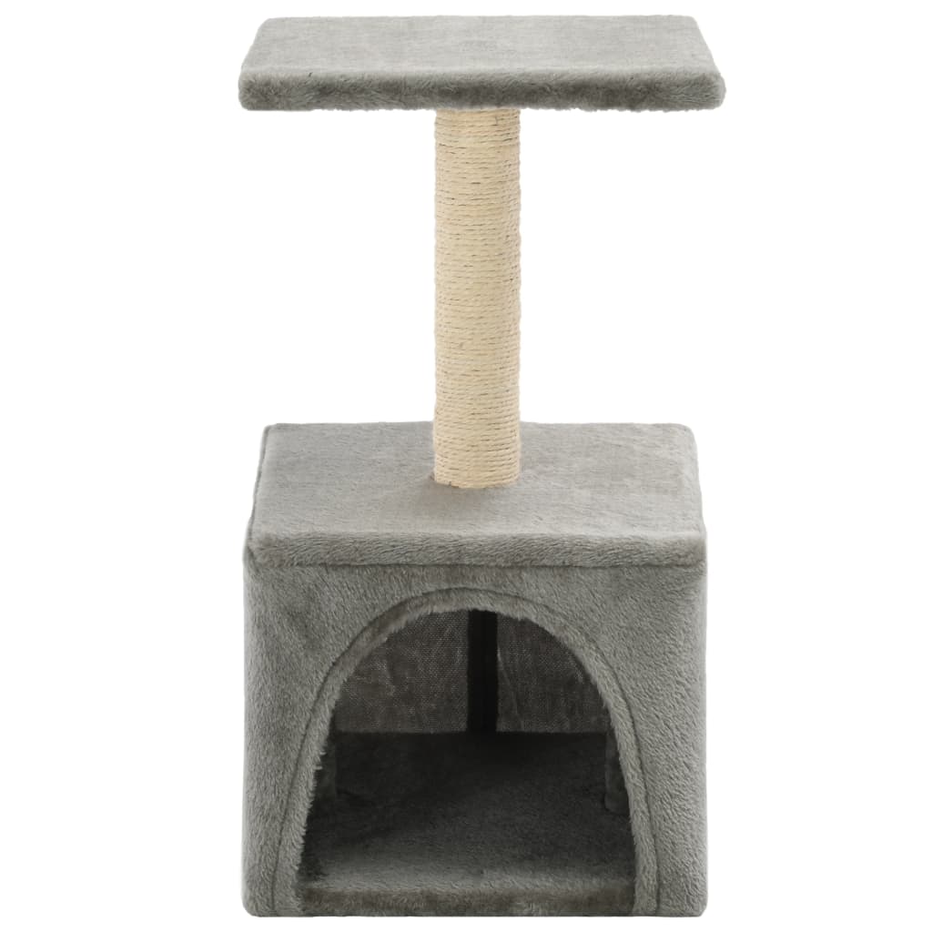 vidaXL Cat Tree with Sisal Scratching Post 55 cm Grey