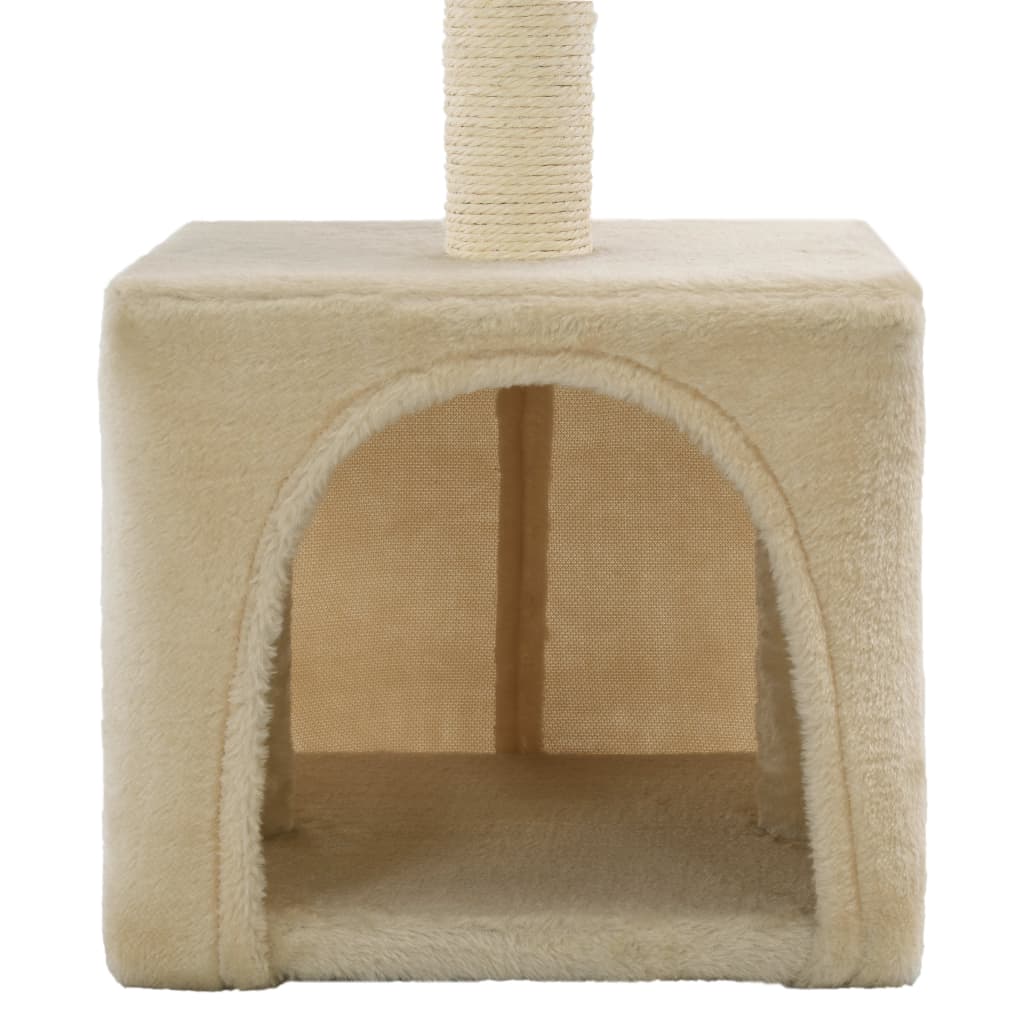 vidaXL Cat Tree with Sisal Scratching Post 55 cm Beige